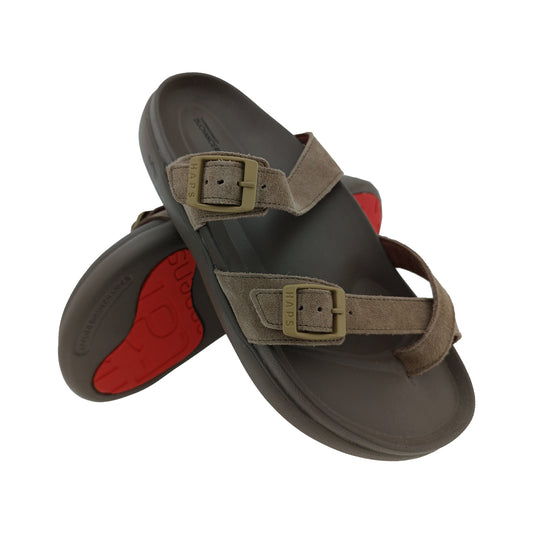 HAPPENTANCE NOVA BROWN MENS CHAPPAL