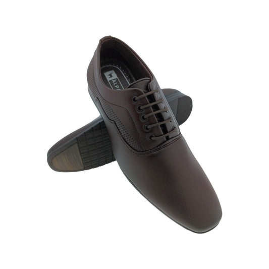 ALPAGA FLOW-31 BROWN MENS LACEUP SHOE