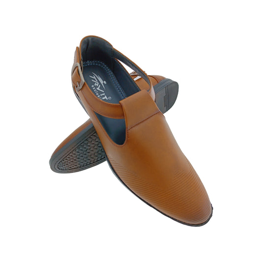TRYIT 2336 TAN MENS TRADITIONAL SANDAL