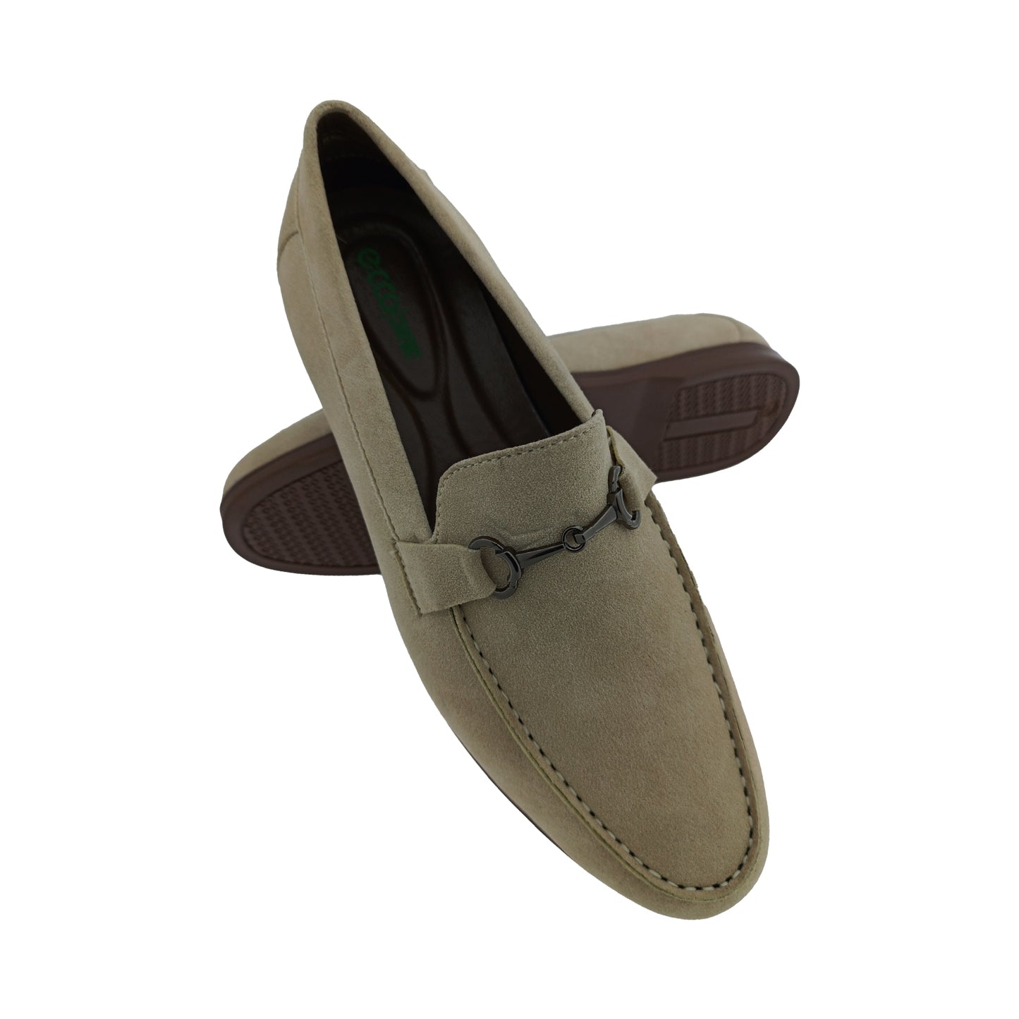 ECCO/COMFORT PIANYA:03 BEIGE MENS BUFF POINT LOAFER