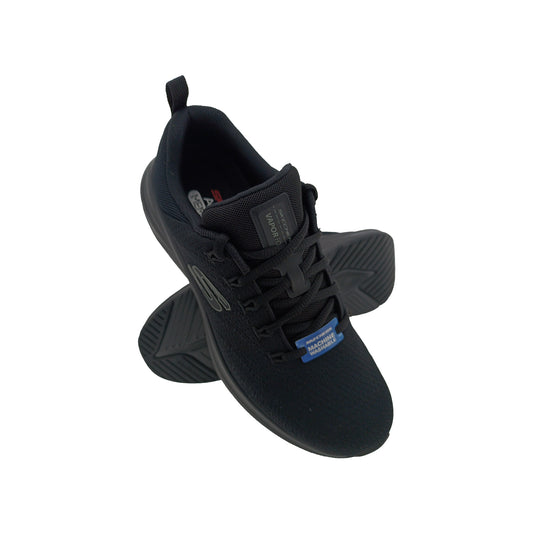 SKECHERS 232626 FULL BLACK MENS LACEUP SPORTS SHOE