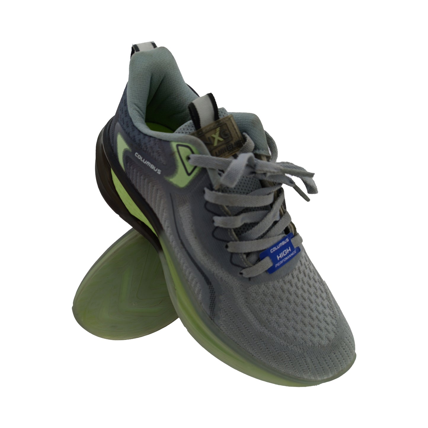 COLUMBUS ICE L.GREY/D.GREY MENS LACEUP SPORTS SHOE