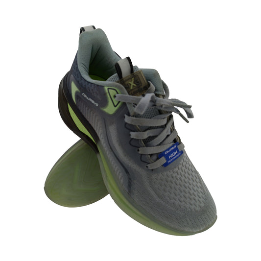 COLUMBUS ICE L.GREY/D.GREY MENS LACEUP SPORTS SHOE