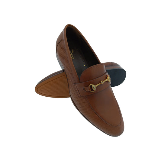 HANDCRAFTED HS190 D.TAN MENS POINT LOAFER