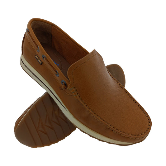 BANISH VLC-04 LT.TAN MENS BOADER LOAFER