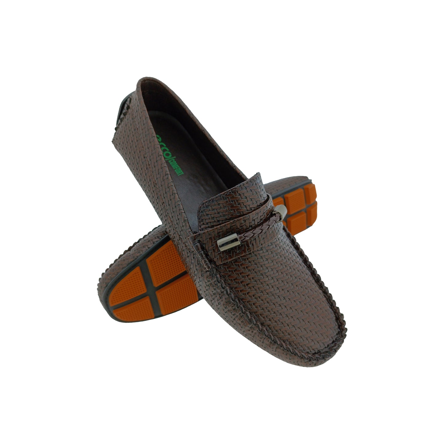 ECCO/COMFORT M-39 BROWN MENS BOADER LOAFER