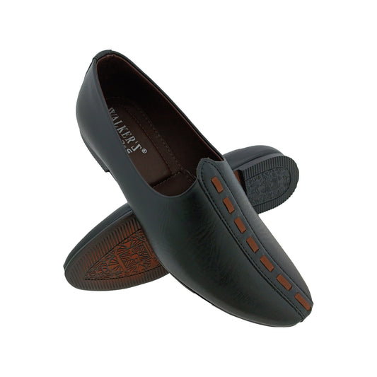 WALKERS B01 BLACK MENS TRADITIONAL MOJARI