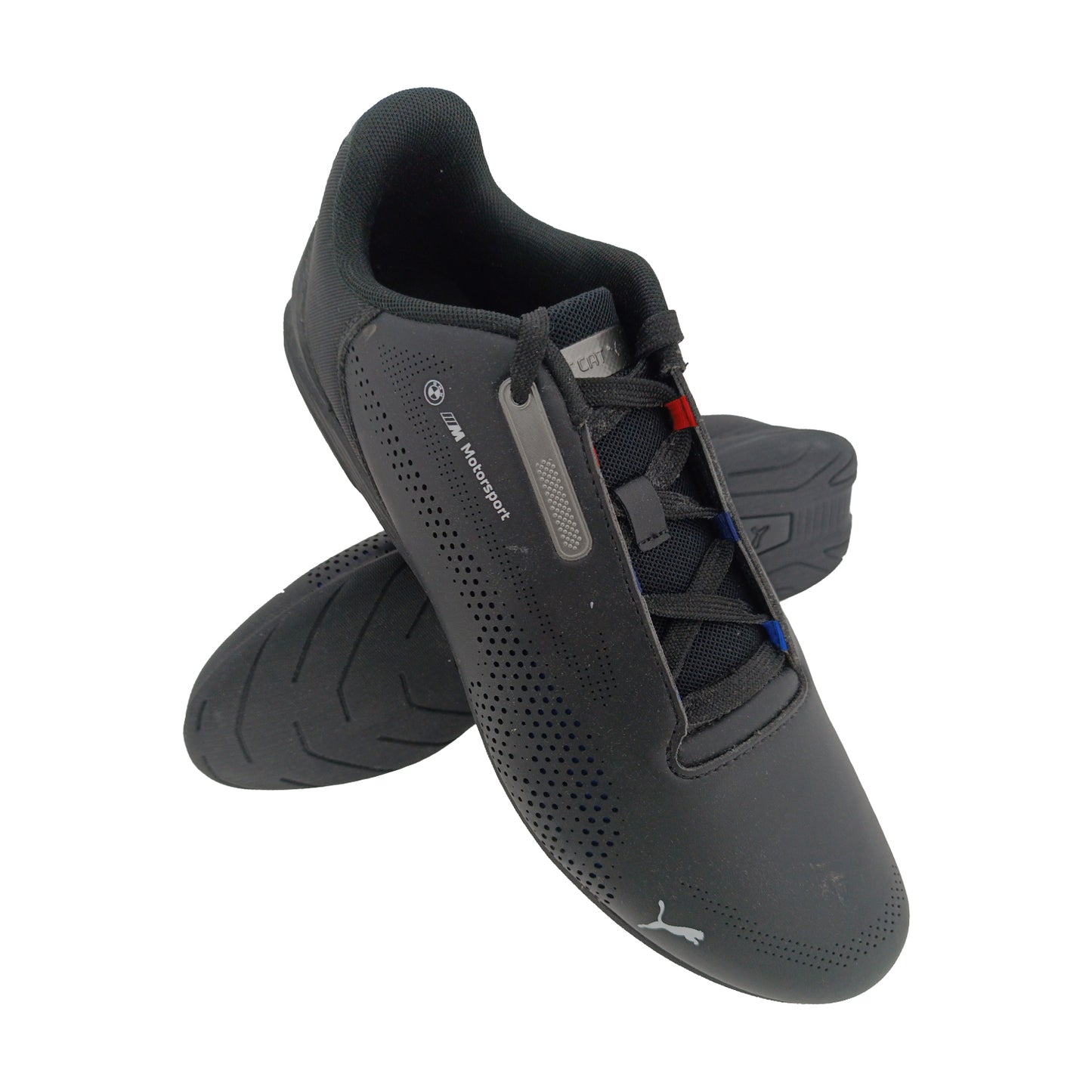 PUMA 308359-01 BLACK MENS LACEUP SPOTS SHOE