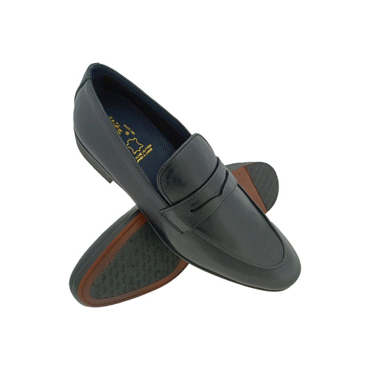 HITZ 4152 BLACK MENS POIN LOAFER