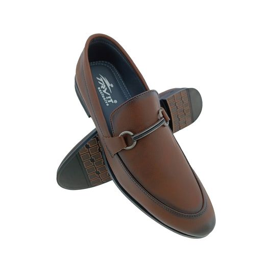 TRYIT 3106 TAN MENS POINT LOAFER