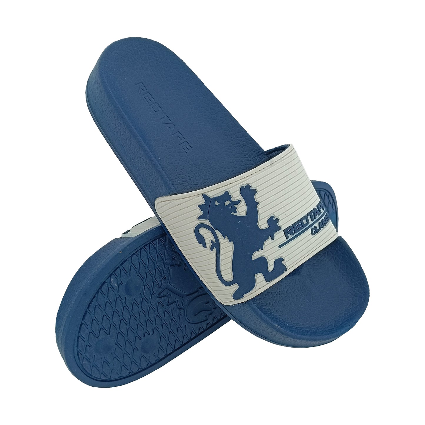 REDTAPE RDS00028 BLUE/WHITE MENS FLIPFLOP SLIPPES