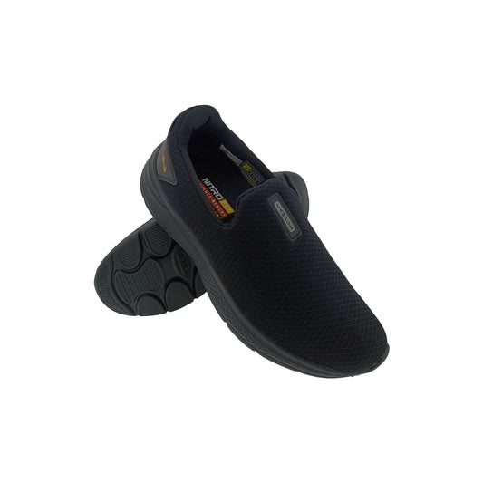 CAMPUS OXYFIT ADVANCE BLACK MENS SLIPON SPORTS SHOE