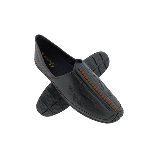 WALKERS 6145 BLACK MENS TRADITIONAL LOAFER