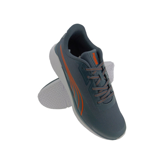 PUMA 11109-02 D.GREY/ORANGE MENS LACEUP SPORTS SHOE