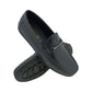 13 REASONS L-192 BLACK MENS LATHER LOAFER