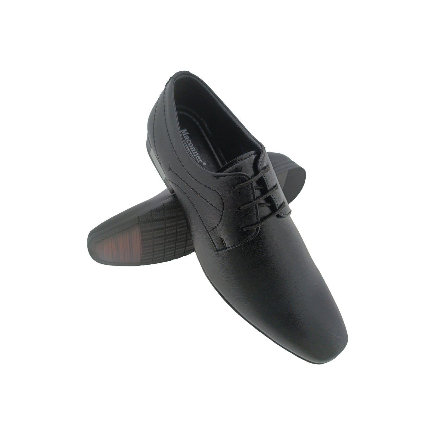 MACONNER 51155 BLACK MENS LACEUP SHOE