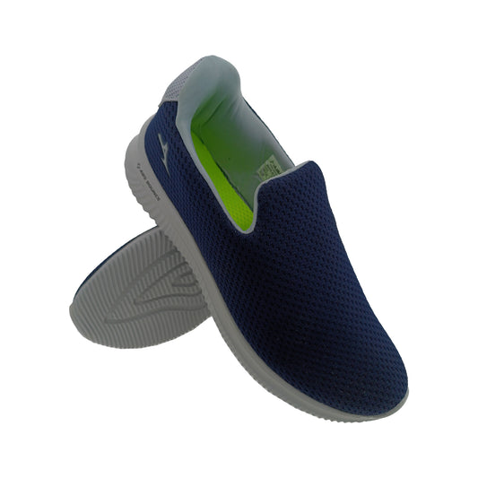 ABROS ASSG019 NAVY/L.GREY MENS SLIPON SPORTS SHOE