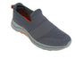 ABROS ASSG0119G D.GREY/ORANGE MENS SLIPON MENS SPORTS SHOE