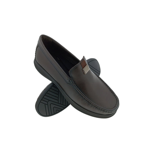 HITZ 4252 BROWN MENS CASUEL SLIPON SHOE