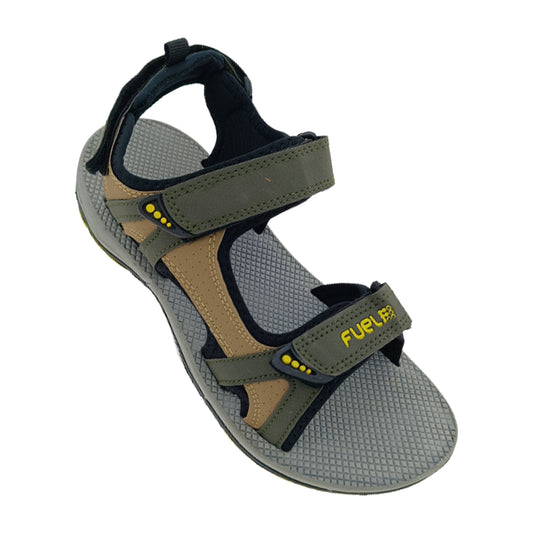 FUEL SPLENDER GREY/YELLOW MENS SPORTS SANDAL