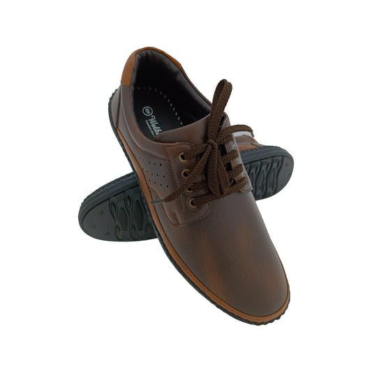 WALKERS 2020 BROWN MENS LACEUP CASUEL SHOE