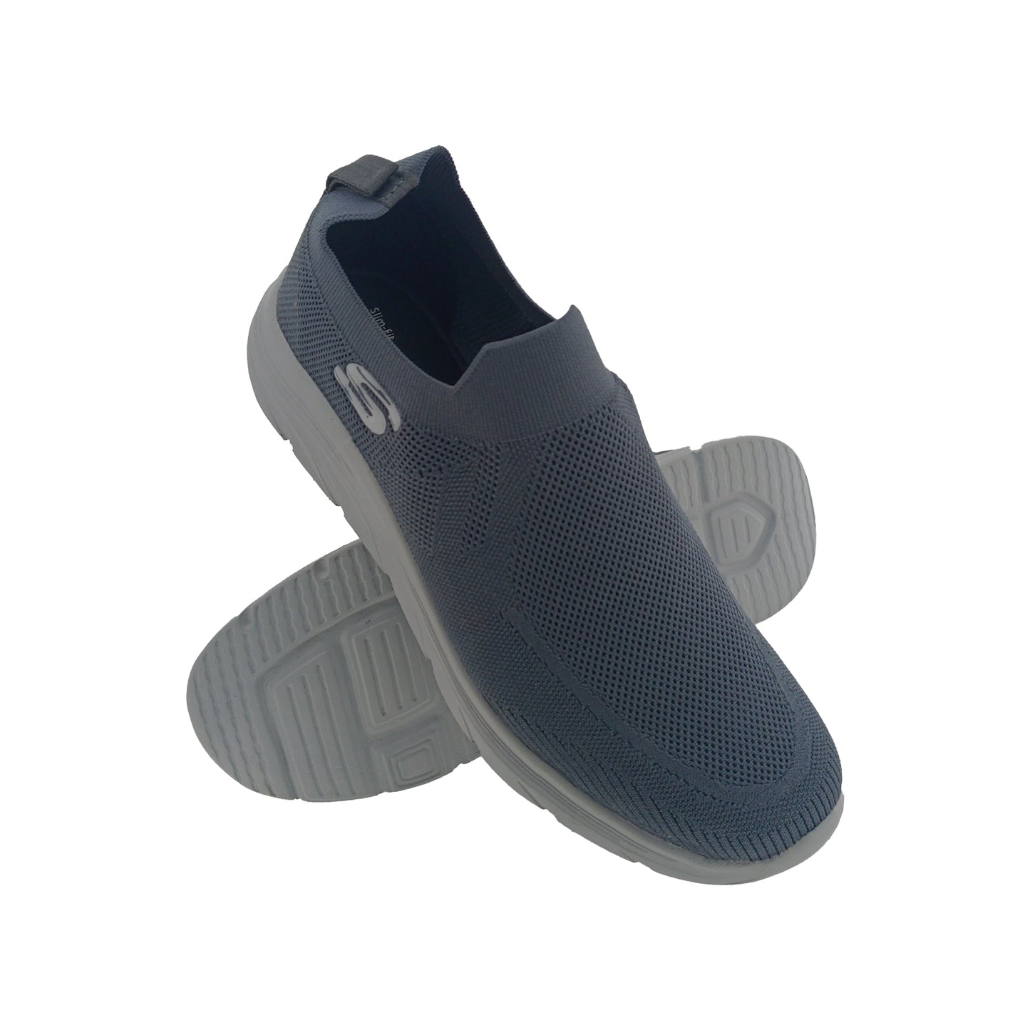 SLIM-FIT MAGNET-09 D.GREY MENS SLIPON SPORTS SHOE