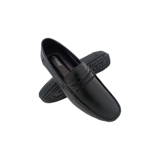 JACK ARROW LTR-8007 BLACK MENS BOADER LOAFER