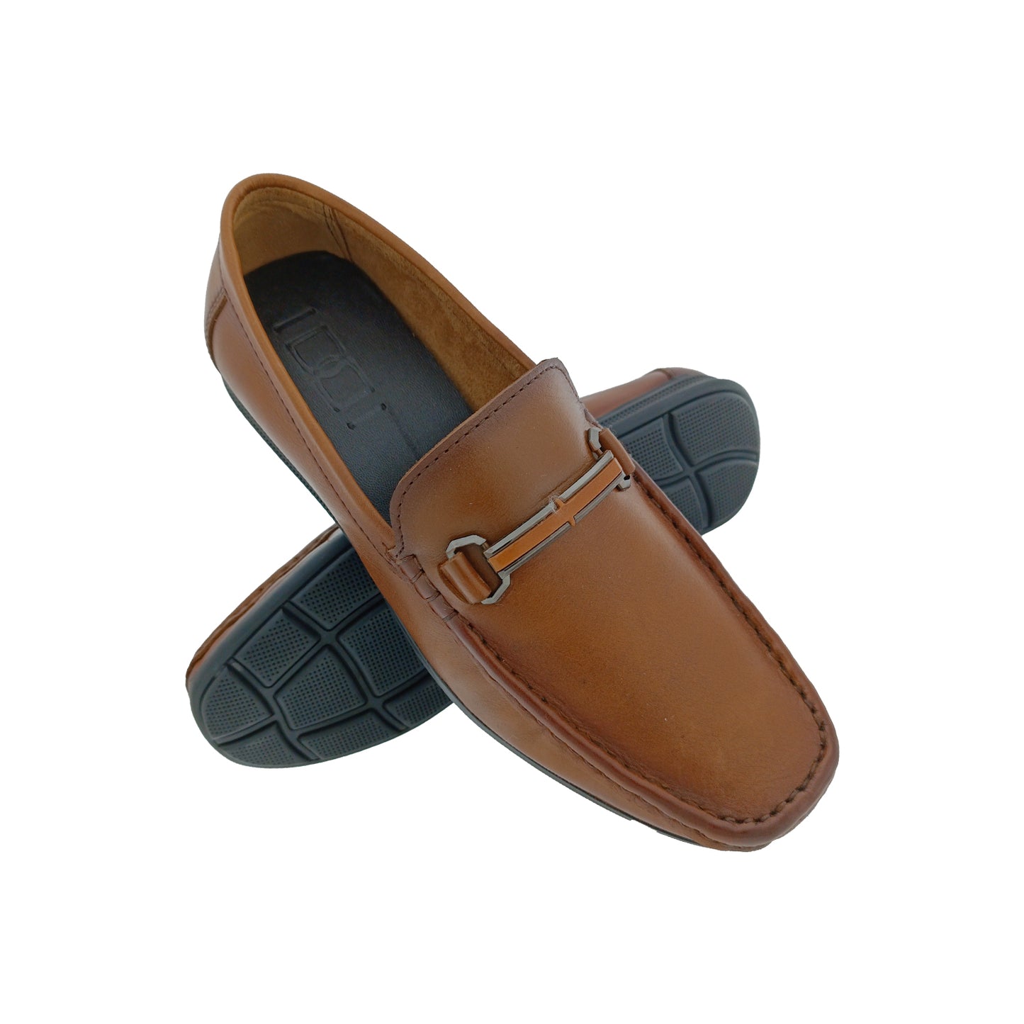 IDDI FAME-03 TAN MENS BOADER LOAFER