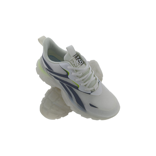 ST-3062 WHITE/L.GREY MENS LACEUP SPORTS SHOE