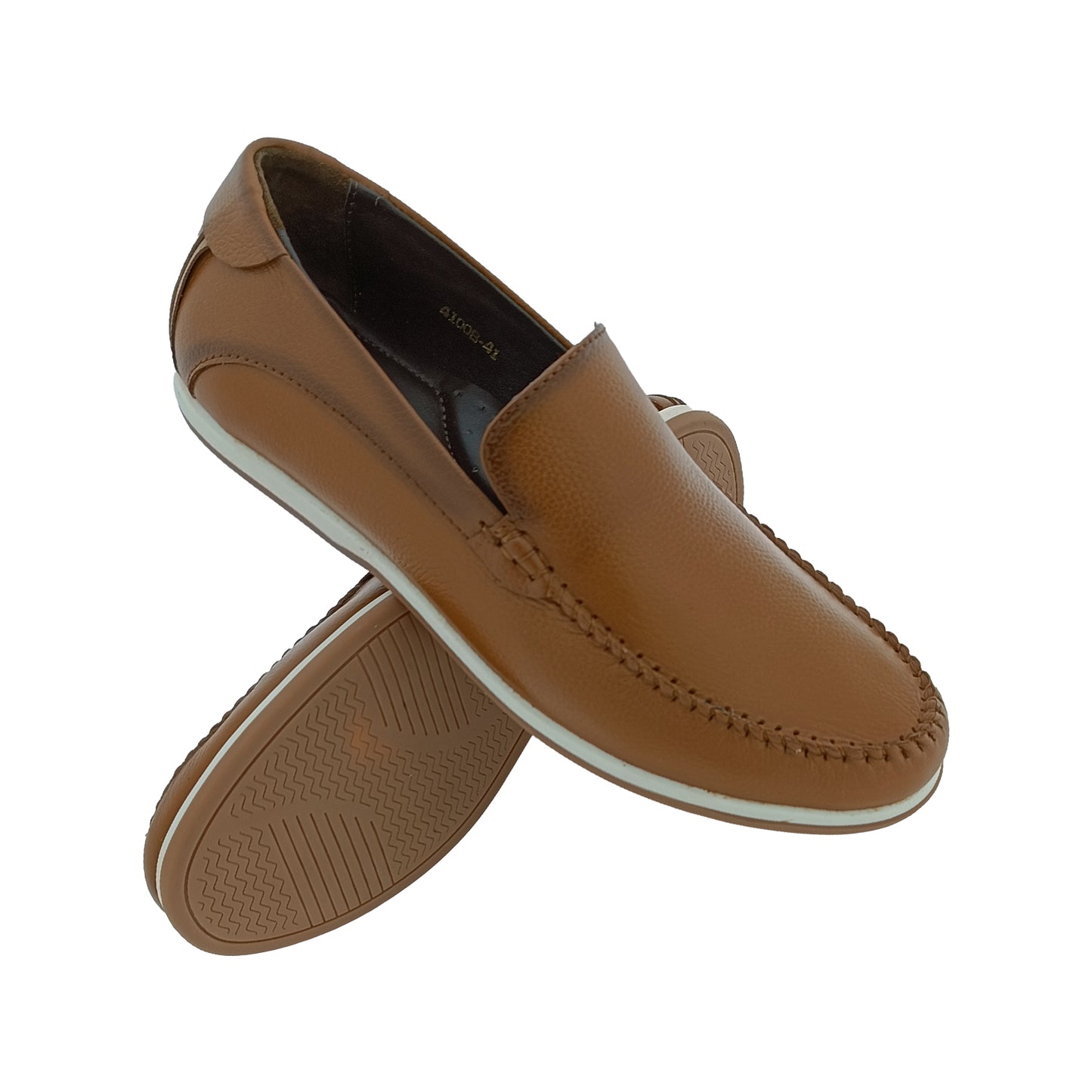 SKINZ 41008 TAN MENS BODER LOAFER