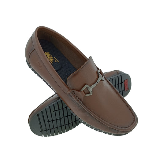 HITZ 8552 BROWN MENS BOADER LOAFER