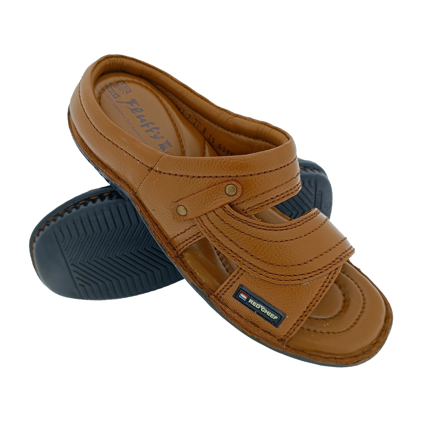RED CHIEF RC248N TAN MEN'S CHAPPAL