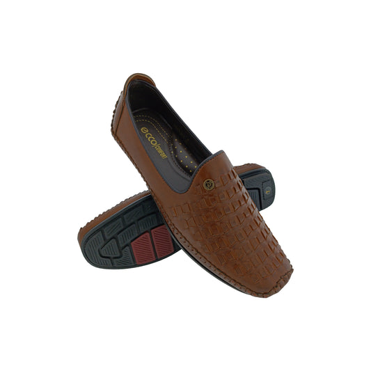 ECCO/COMFORT JAP-23 TAN MENS TRADITIONAL LOAFER