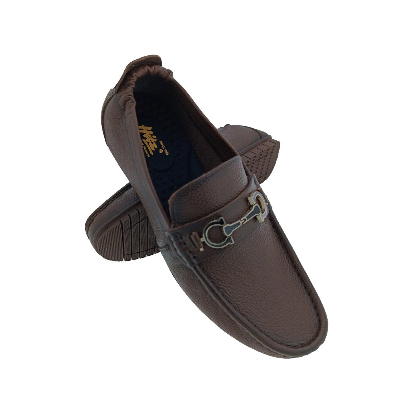 HITZ T-567 BROWN MENS BOADER LOAFER