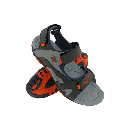 LANCER L-VENTO-702 D.GREY/L.GREY MENS SPORTS SANDAL
