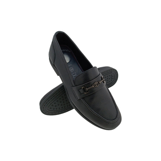 PIERRE CARDIN PC9067 BLACK MENS BOADER LOAFER