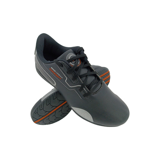 ABROS ALSG8012 BLACK/SLIVER MENS LACEUP SPORTS SHOE