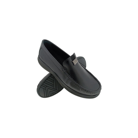HITZ 4252 BLACK MENS CASUEL SLIPON SHOE