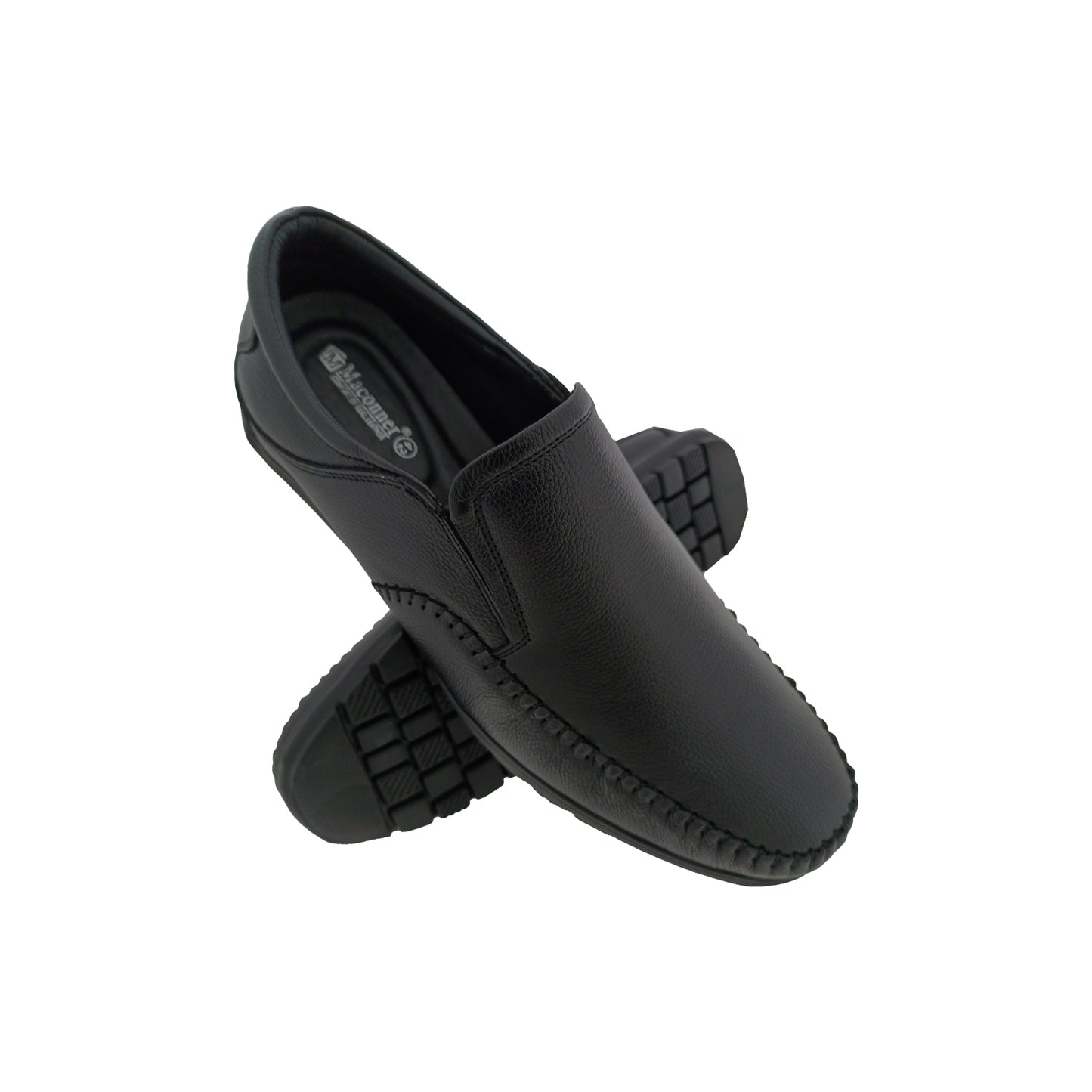 MACONNER KL-78 BLACK MENS CASUEL SLIPON SHOE