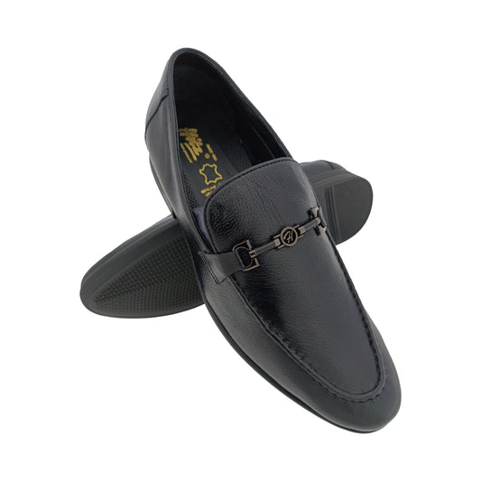 HITZ 6902 BLACK MENS POINT LOAFER