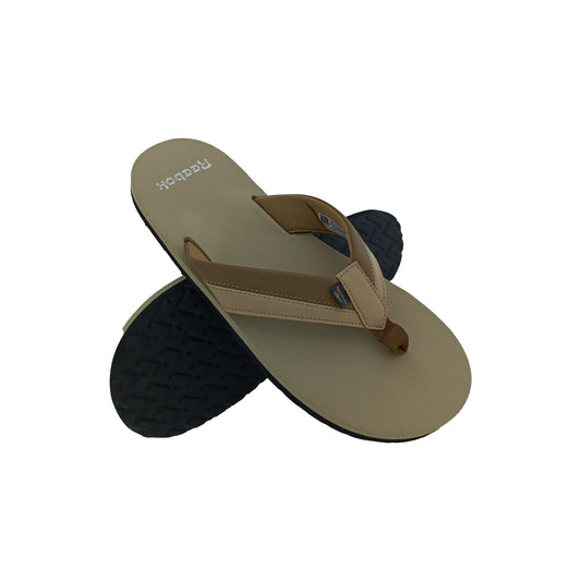 REEBOK RMFFRA 0107 BEIGE MENS V-BELT SLIPPERS