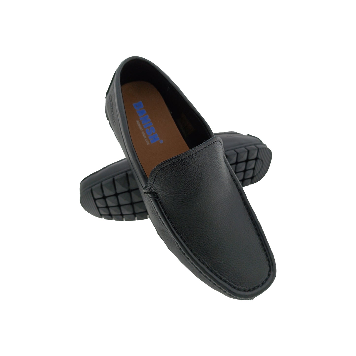 BANISH LANC-03 BLACK MENS BOADER LOAFER