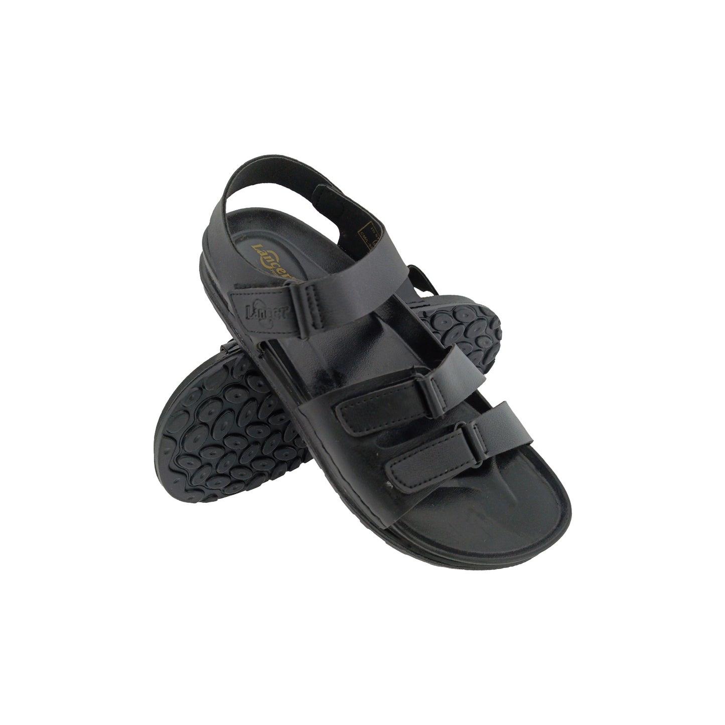 LANCER LUXE451 BLACK MENS SANDAL
