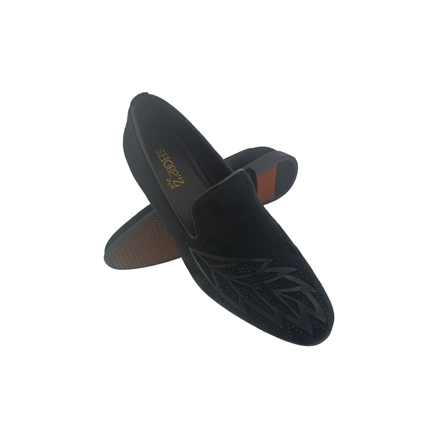 SHOOEZ V665 BLACK MENS TRADITIONAL LOAFER