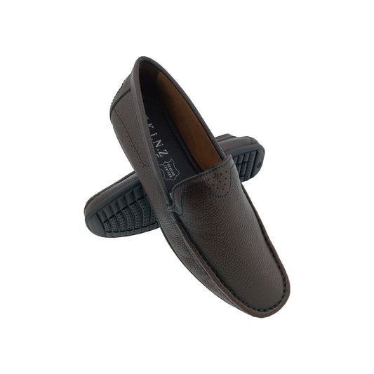 SKINZ 6016 BROWN MENS BOADER LOAFER