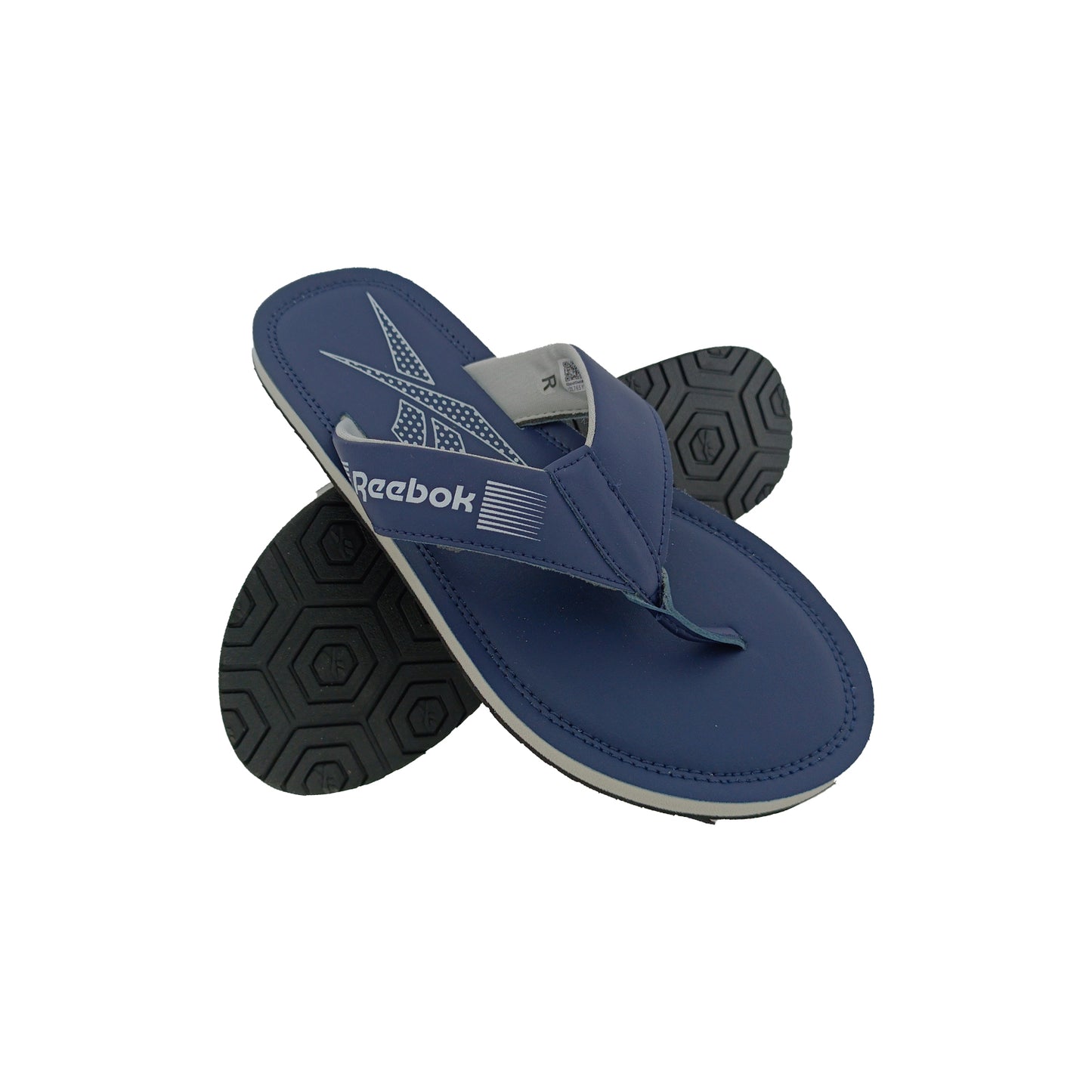 REEBOK RMFFRA0114 BLUE MENS V-BELT SLIPPES