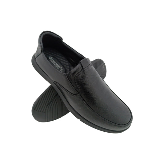 MACONNER KL-0068 BLACK MENS SLIPON SHOE