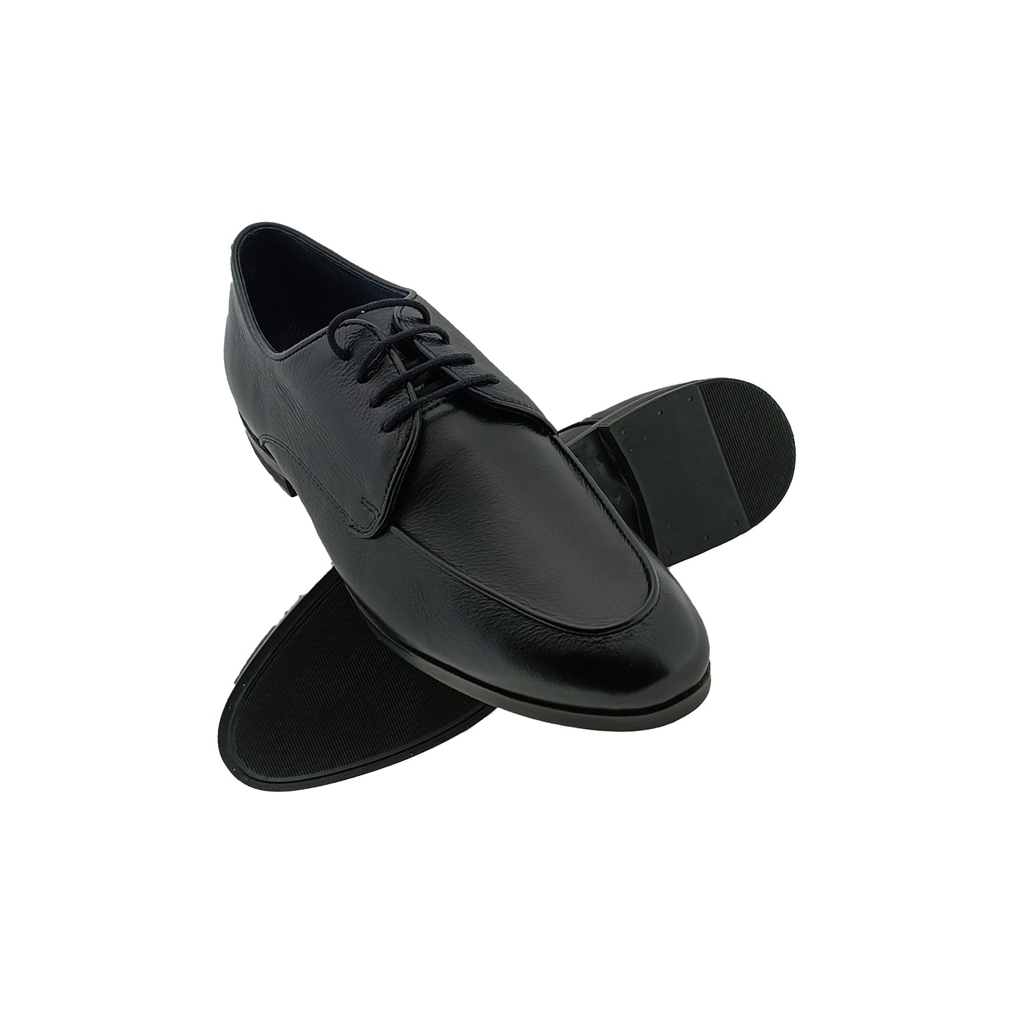 HITZ 4157 BLACK MENS LEATHER FORMAL SHOE