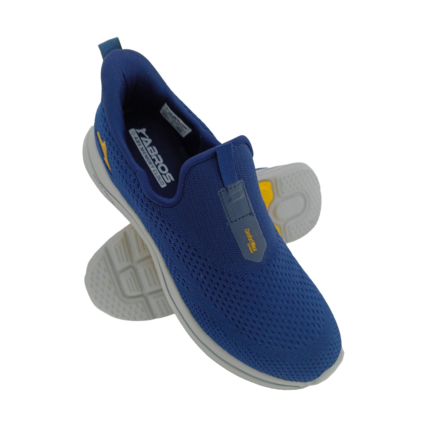 ABROS ASSG1602 NAVY/MASUTAD MENS SLIPON SPORTS SHOE