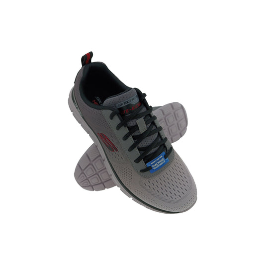 SKECHERS 232399 GREY/BLACK MENS LACEUP SPORTS SHOE